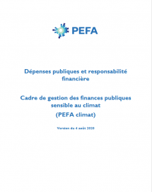 Cadre de gestion des finances publiques sensible au climat (PEFA climat) -  phase de pilotage