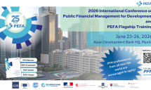 PEFA Flagship Training and International Conference on PFM for Development Celebrating 25 Years of PEFA Initiative