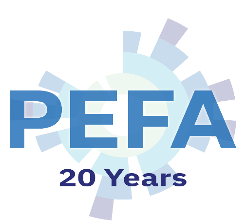 PEFA 20 Years logo
