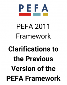 Clarifications to the Previous Version of the PEFA Framework