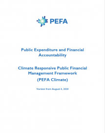 Climate Responsive Public Financial Management Framework (PEFA Climate) - Piloting Phase