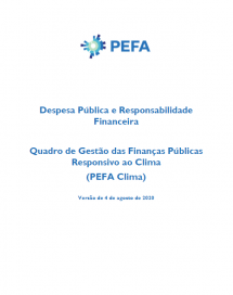 Quadro de Gestão das Finanças Públicas Responsivo ao Clima (PEFA Clima) -  Fase de pilotagem