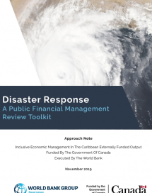 Disaster Response: A Public Financial Management Review Toolkit