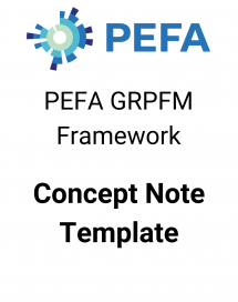 PEFA GRPFM Concept Note Template