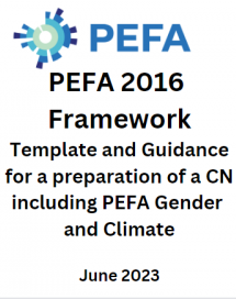 Template and Guidance for the Preparation of a PEFA Assessment Concept Note or Terms of Reference for PEFA 2016 including PEFA Gender and PEFA Climate Assessments
