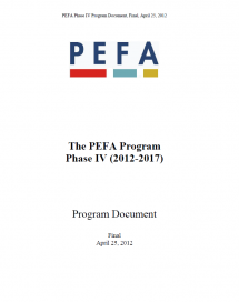 PEFA Program Phase 4 (2012-2017) 