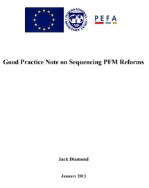 Good Practice Note on Sequencing PFM Reforms