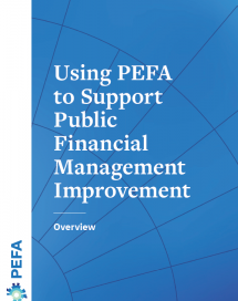 BROCHURE - Overview of Handbook Volume IV: Using PEFA to support Public Financial Management Improvement 